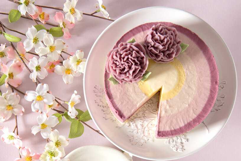 繽紛馨語乳酪蛋糕6吋 Taro Fruit Mélange Cheesecake 6 inches